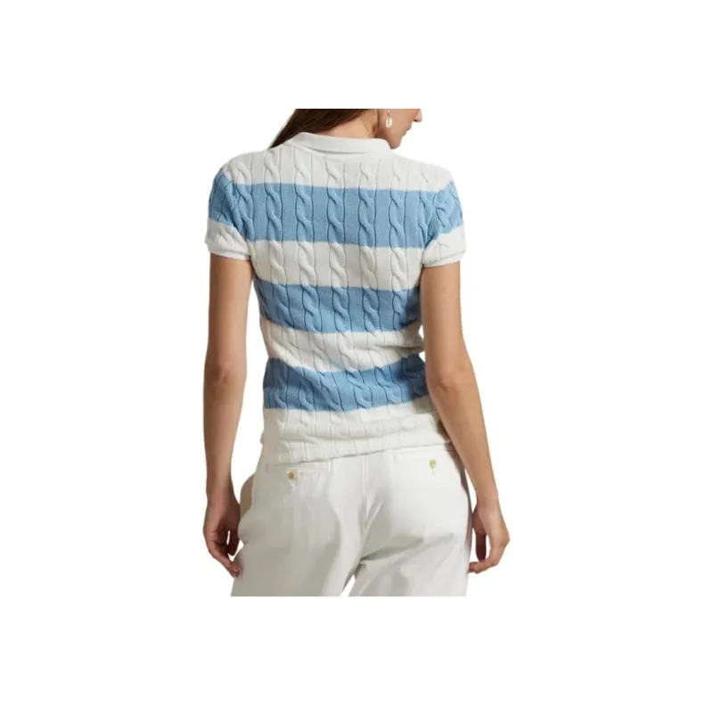Polo Ralph Lauren Striped Cable knit Polo Shirt-3
