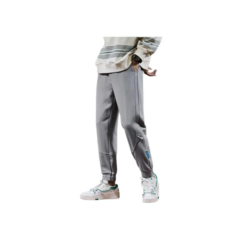 Tonlion Casual Pants Men Light Asphalt Gray-2