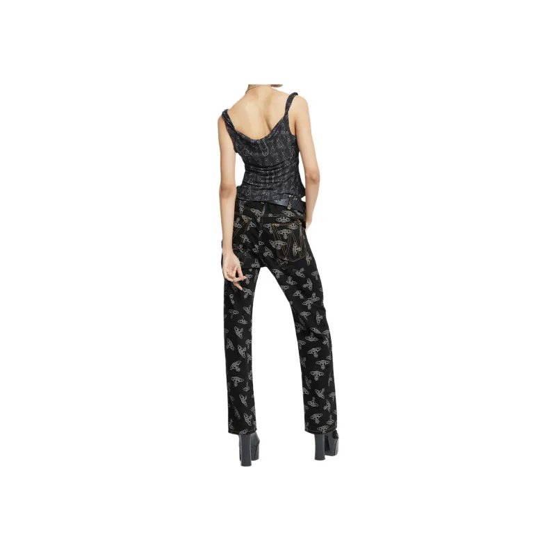 Vivienne Westwood SS24 Jeans Unisex Black-4