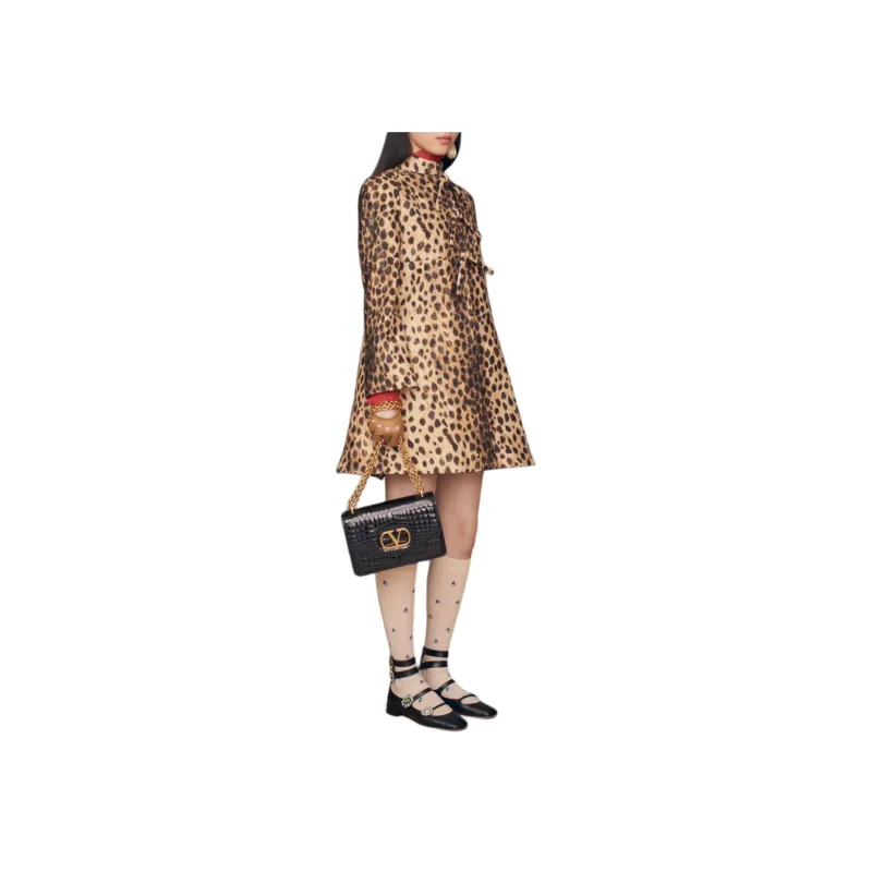 Valentino Jaguar Spots Leopard Printed Coat-4