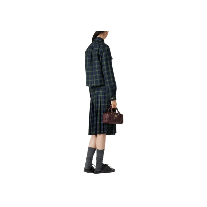MIU MIU Plaid Shirt-2