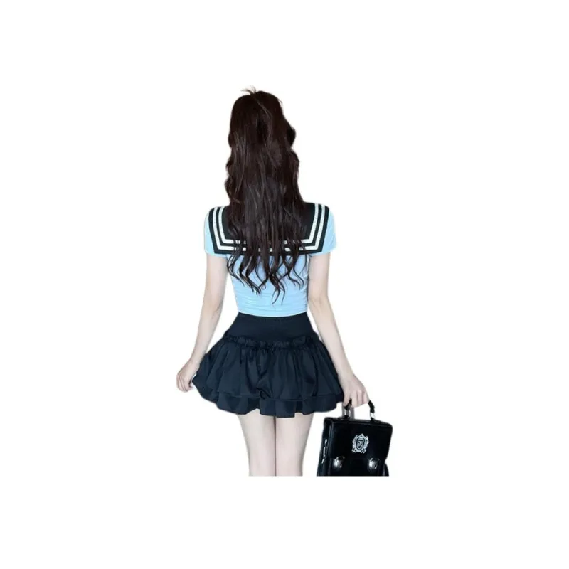 Mu Xiao Xin Two Piece Skirt Sets Women's-8