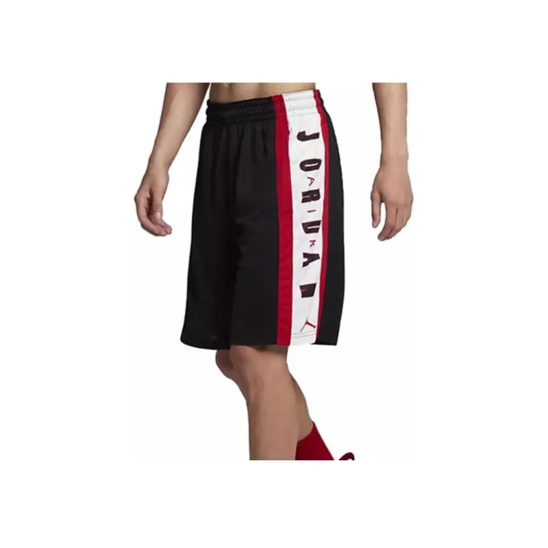 Jordan Casual Sportswear Men Clothing Sets White+Black-2