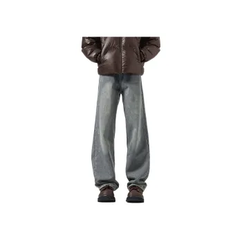 YZ Jeans Unisex Vintage Blue Fleece Lined