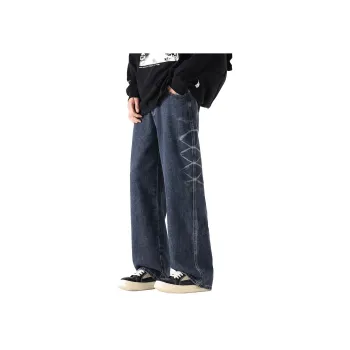 Tonlion Jeans Unisex Vintage Blue