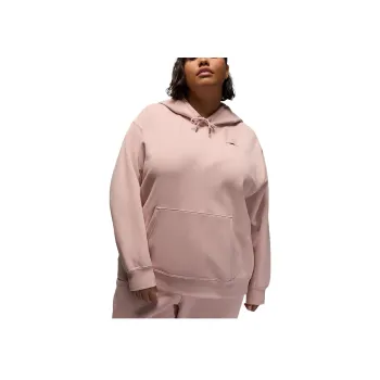 Jordan Flight Fleece Women's Satin Lined Pullover Hoodie Plus Size