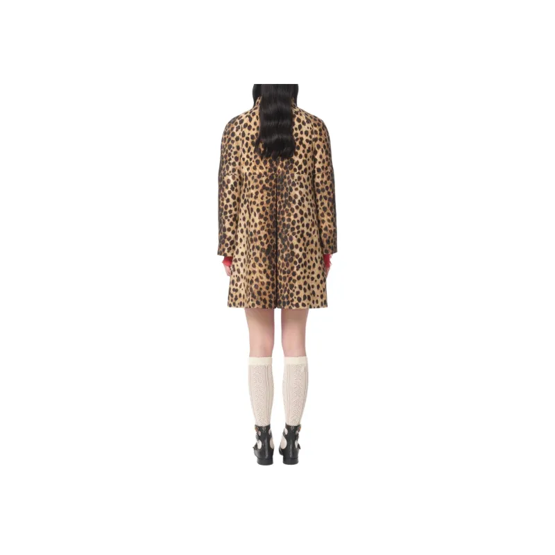 Valentino Jaguar Spots Leopard Printed Coat-2