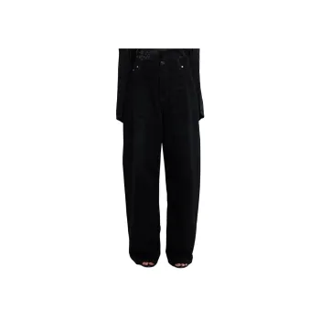 Balenciaga Large Baggy Jeans 'Matte Black'