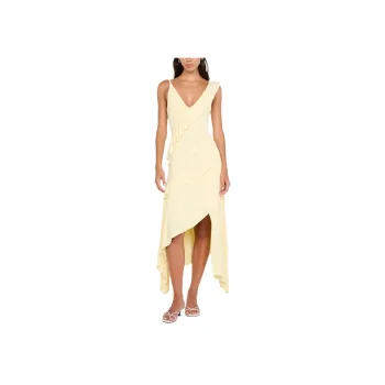 BEC+BRIDGE MARNIE ASYM DRESS Slip Dress Women's BUTTER/Butter