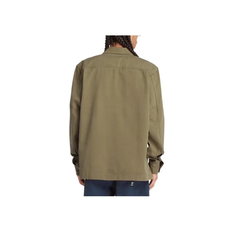 Timberland SS24 Shirt Men's Army Green-2