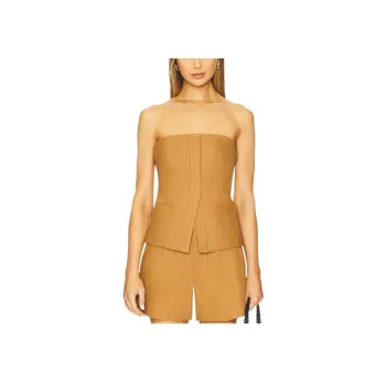 A.L.C. Strapless Top Women's Brown