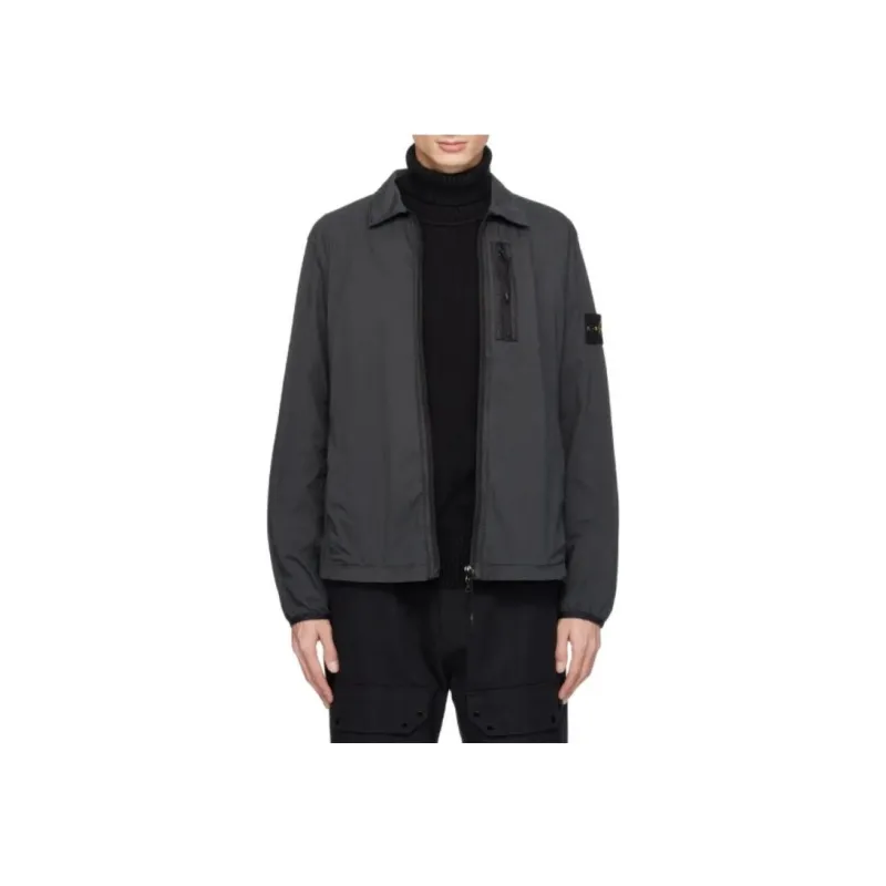 STONE ISLAND Jackets & Coats Men's Lead Gray-2