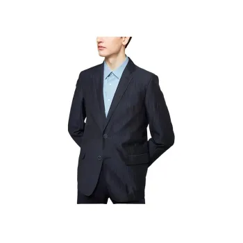 Francesco Totti Business Suit Men's Black Navy Blue