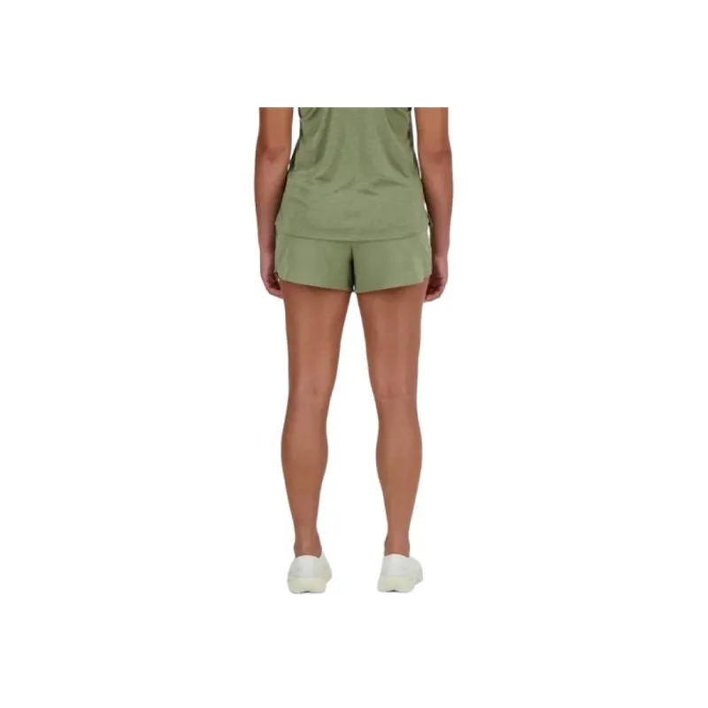 New Balance NB RC Short 3' Sports Shorts Women's Green-1
