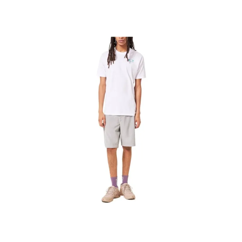 Oakley T Shirts Men White-3