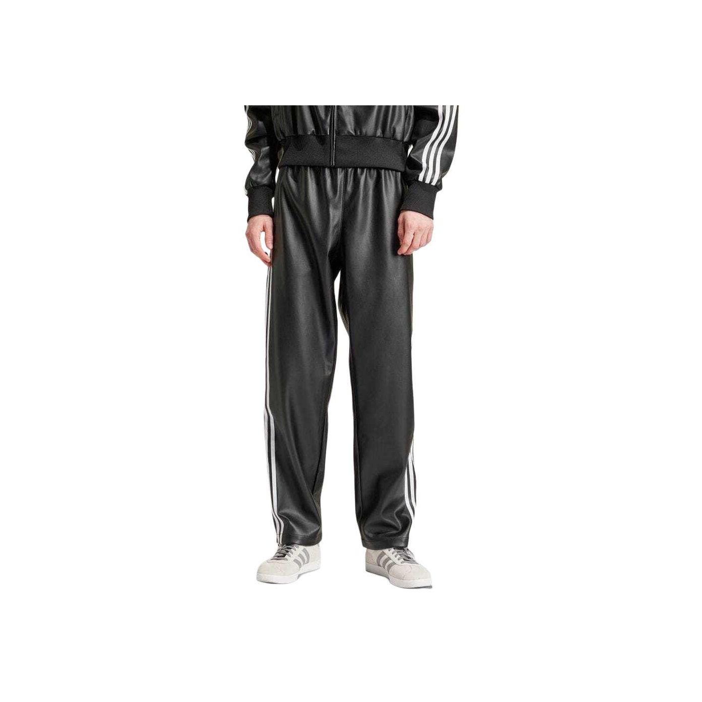 【adidas】 FOU LEATHER ADICOLOR 3S PANTS Adidas originals Faux Leather Adicolor 3-Stripes Firebird