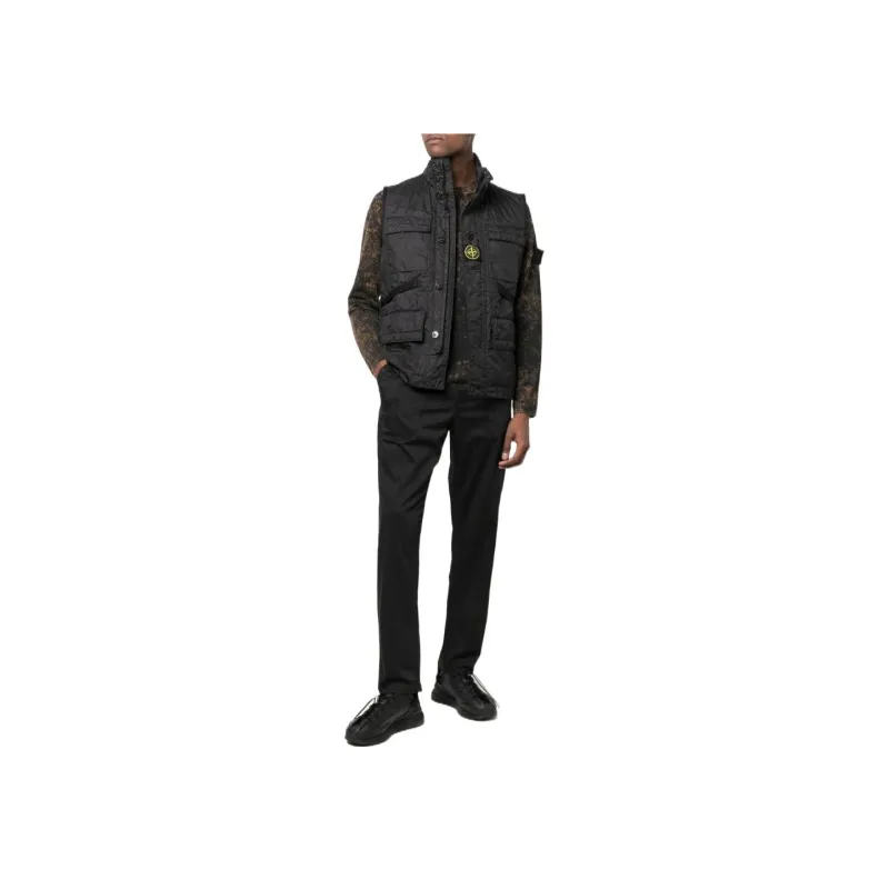 STONE ISLAND Ghost Collection Knitted Sweatpants Men Black-1