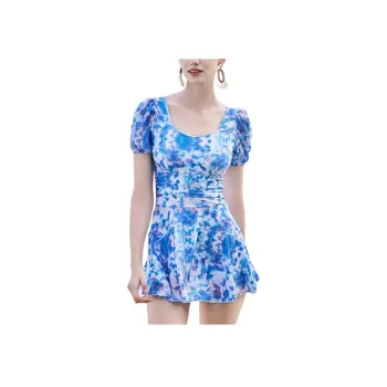 ZOKE Swim Dresses & Skirts Women's Orchid Pink White
