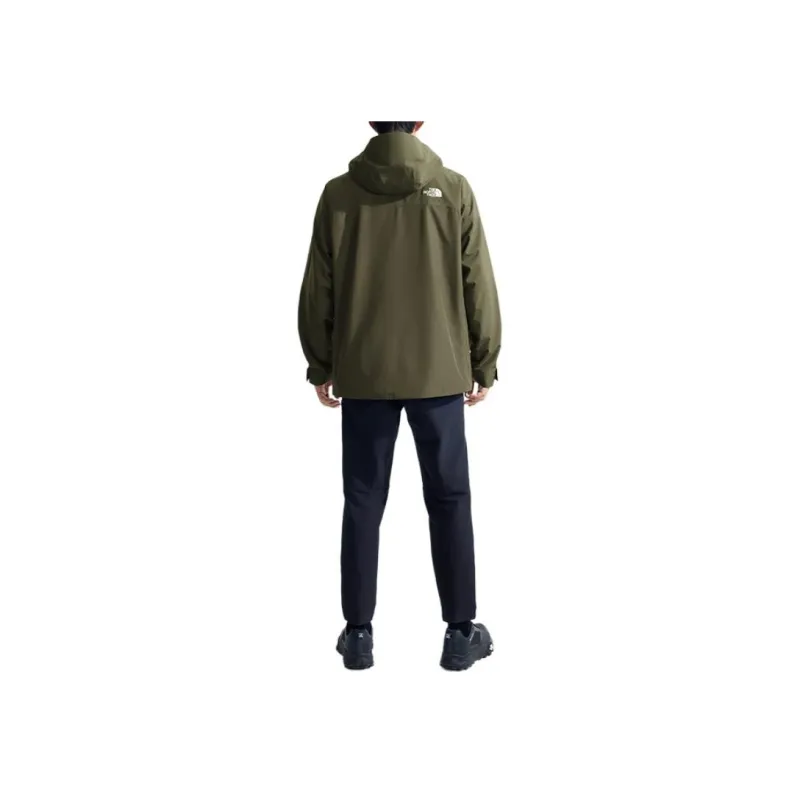 THE NORTH FACE Ranger Hiking Water-Resistant Windproof Warm Water-Repellent Windbreaker Jacket Men's Green-1