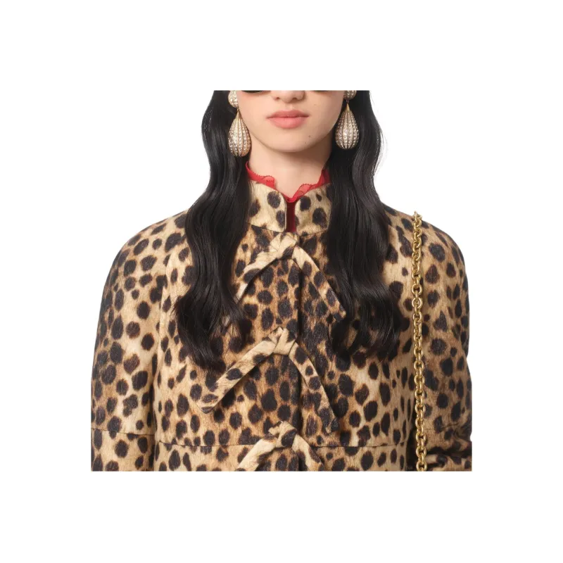 Valentino Jaguar Spots Leopard Printed Coat-8