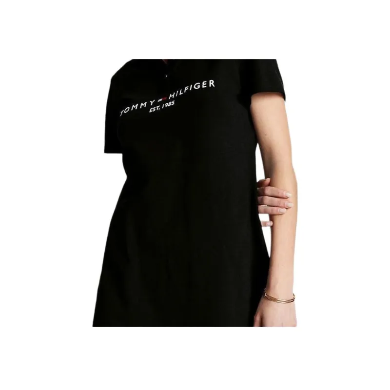 Tommy Hilfiger Short Sleeved Dress Women's Black-4