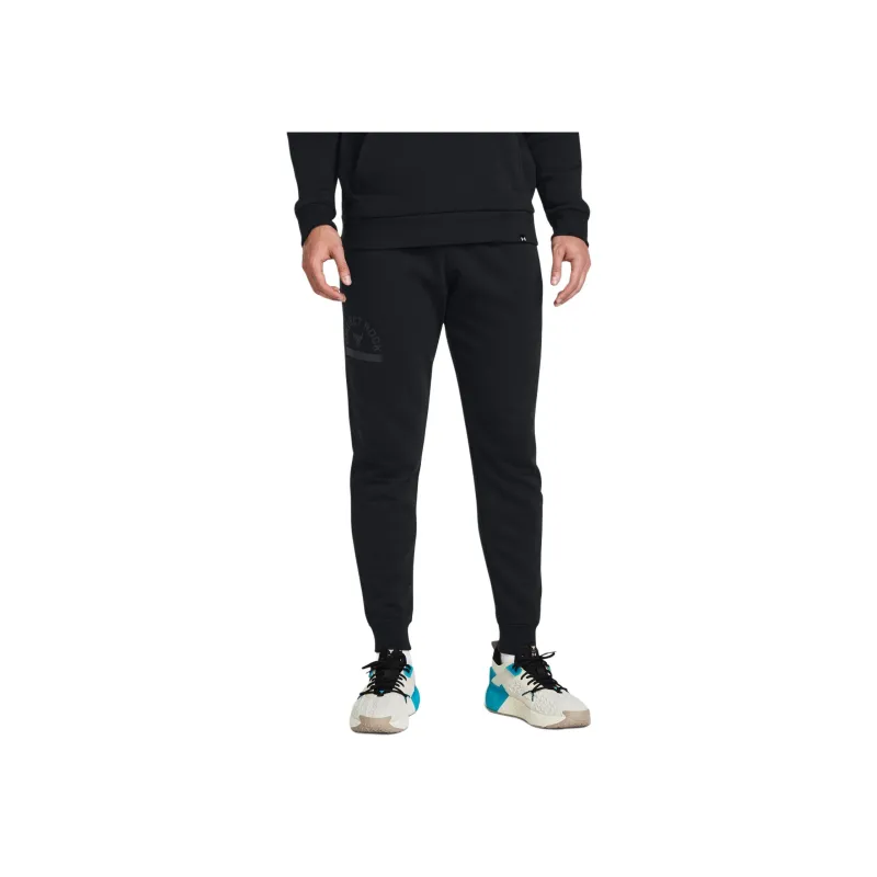 Under Armour UA Project Rock Rival Knitted Sweatpants Men's Black-0