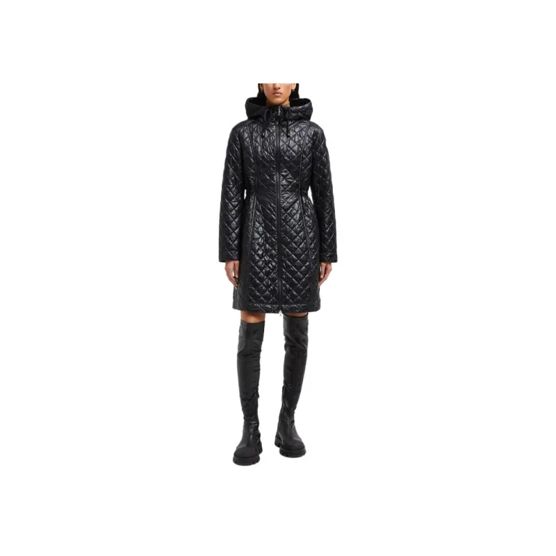 Moncler Artigny Zip Up Quilted Long Coat-2
