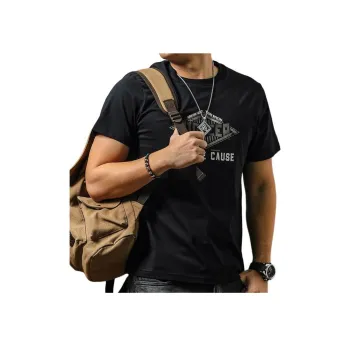 Seasonal Words T Shirt Men's Black