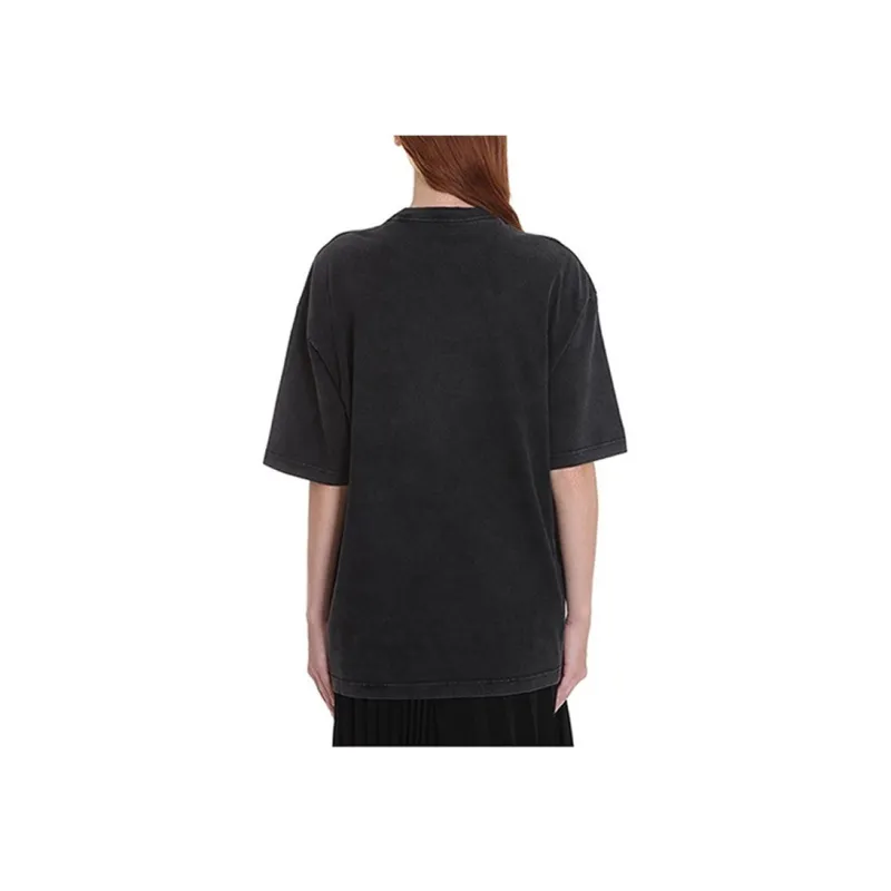Balenciaga T Shirt Women's Black Loose Fit-1