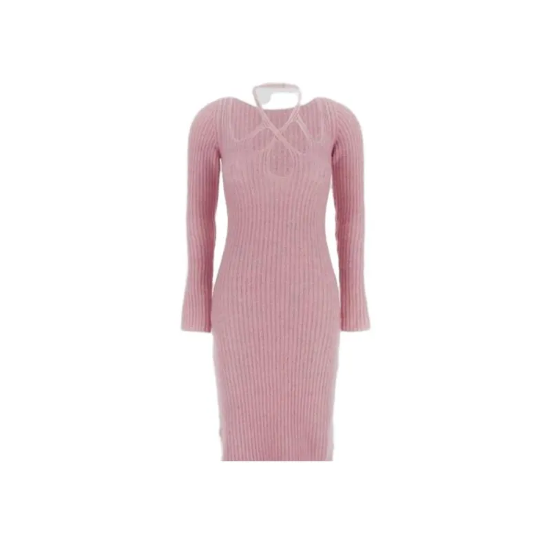 Blumarine Long-Sleeved Dresses Women's Pink-2