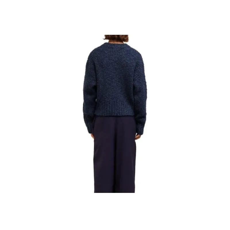 Ami Paris Ribbed Crew Neck Jumper-2