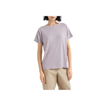 Brunello Cucinelli Short Sleeved Crewneck Knitted T Shirt
