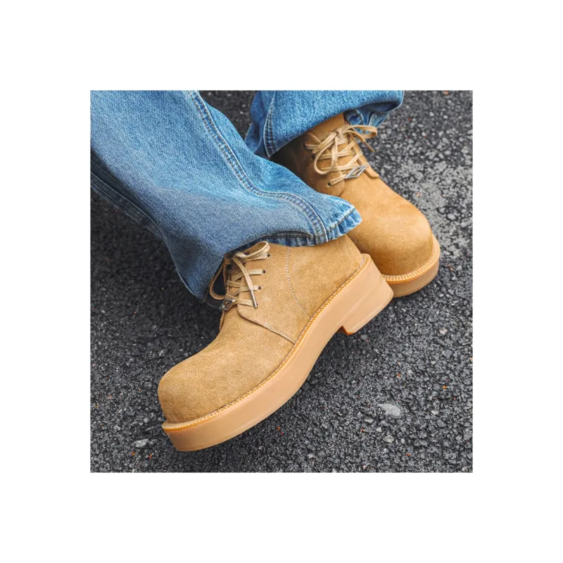 V05 Men's Casual Shoes Men Low Top Brown-5
