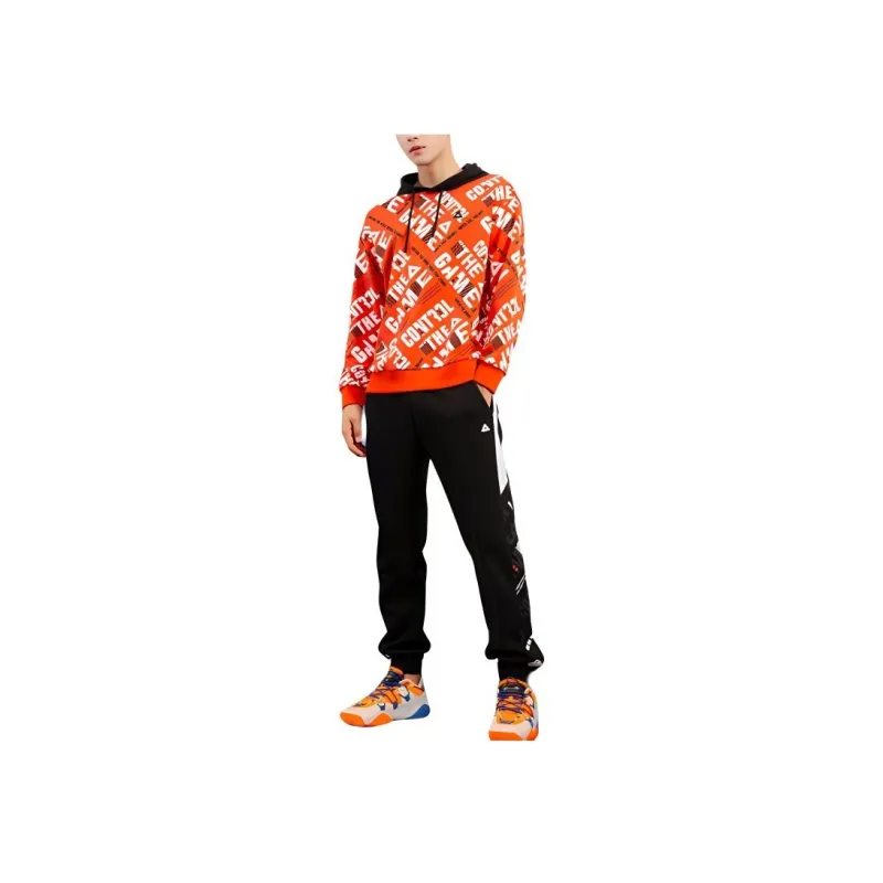 PEAK Basketball Culture Collection Fashion Collection Sweatshirt Men's Vermilion-5