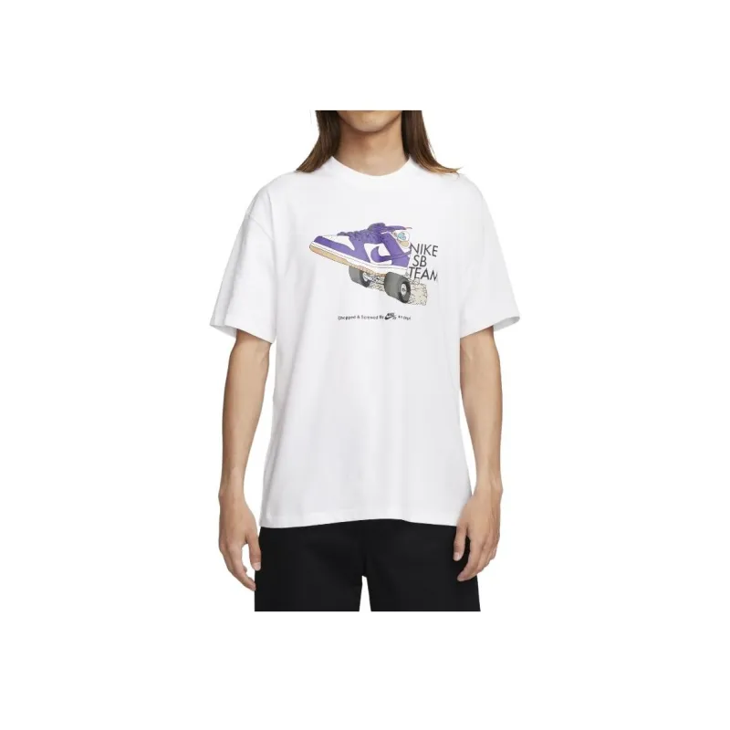 Nike T Shirts Men White-2