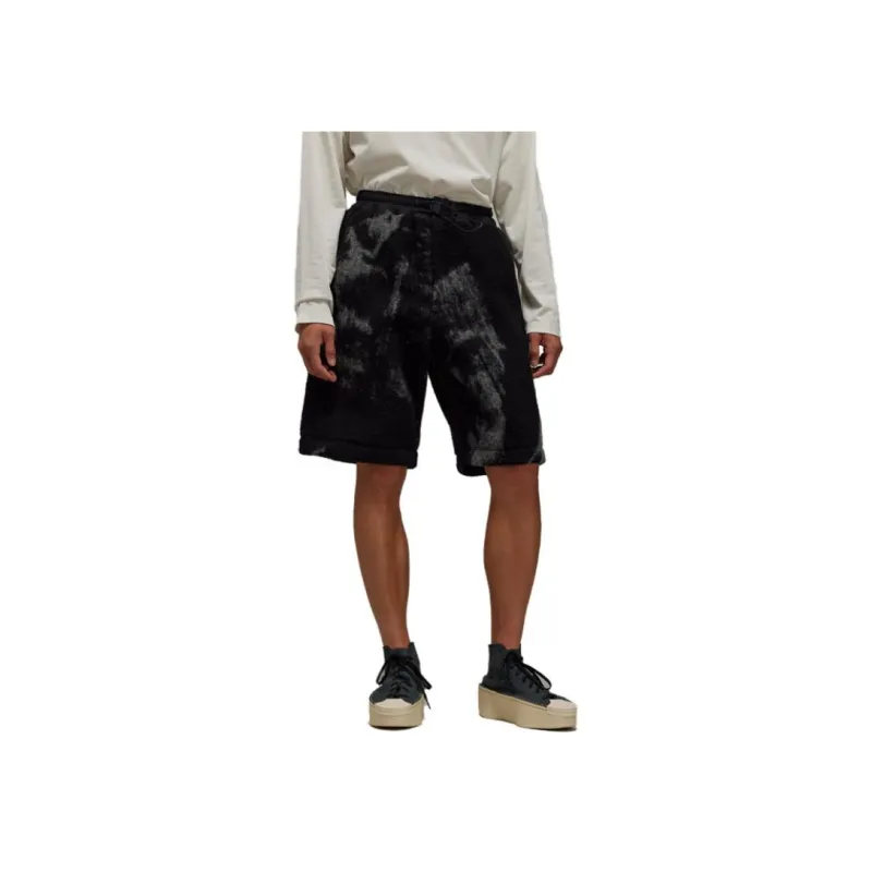 Y 3 Casual Shorts Men Black-1