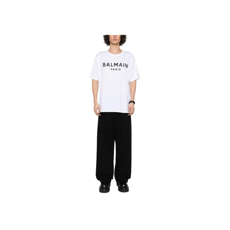 BALMAIN Logo Print T shirt-1