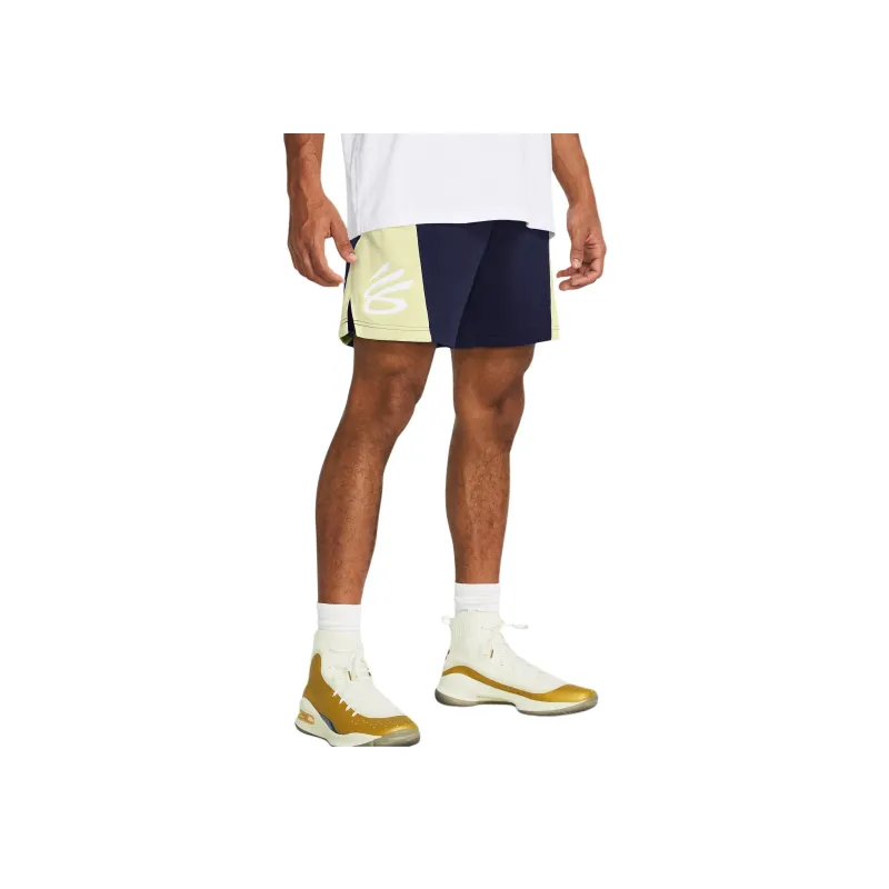 Under Armour Curry Splash Shorts Casual Shorts Men's Marine Blue-3