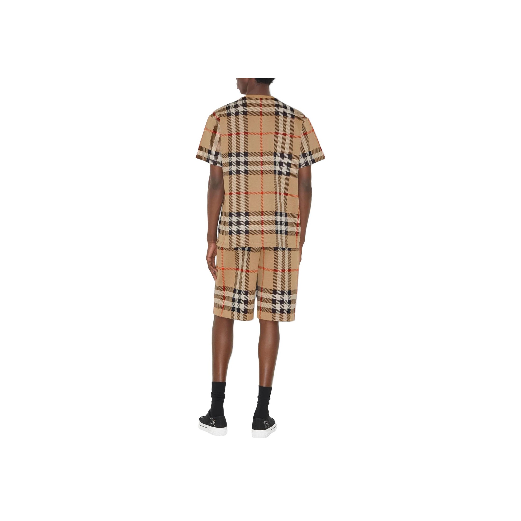 Burberry Check Cotton Jacquard T-shirt - POIZON