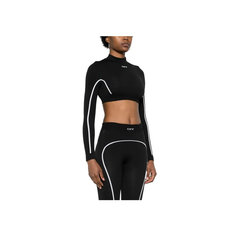OFF WHITE Off Stamp Cropped Top-2