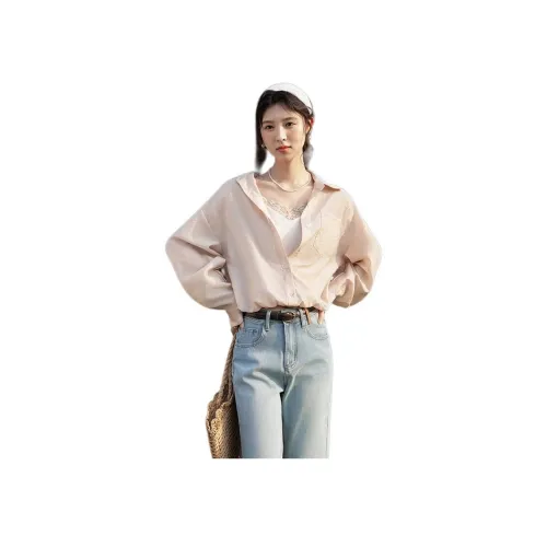 MISHOW 소프트 미스트 파우더 여성 셔츠