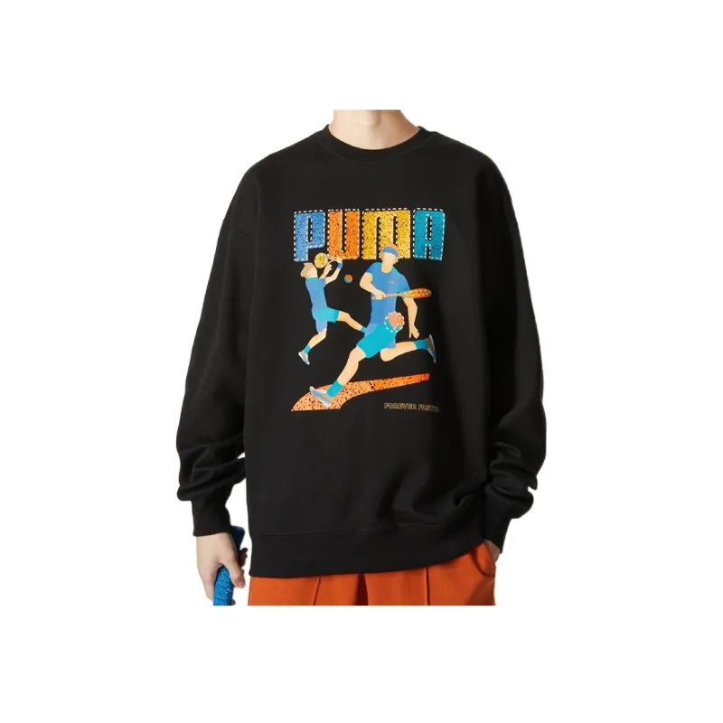 PUMA Sweatshirts Men Black-2