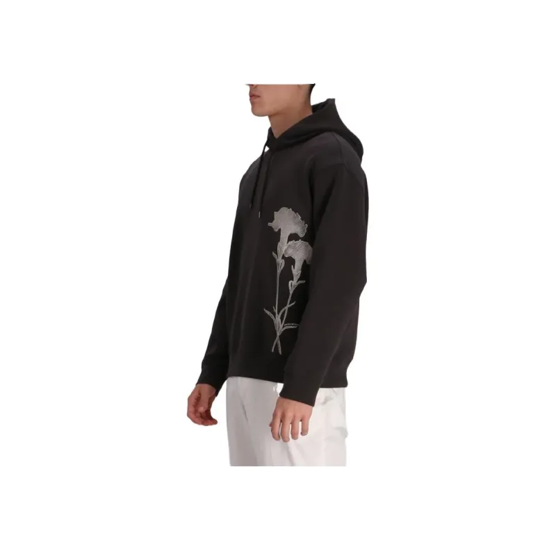EMPORIO ARMANI Logo embroidered Hoodie-2