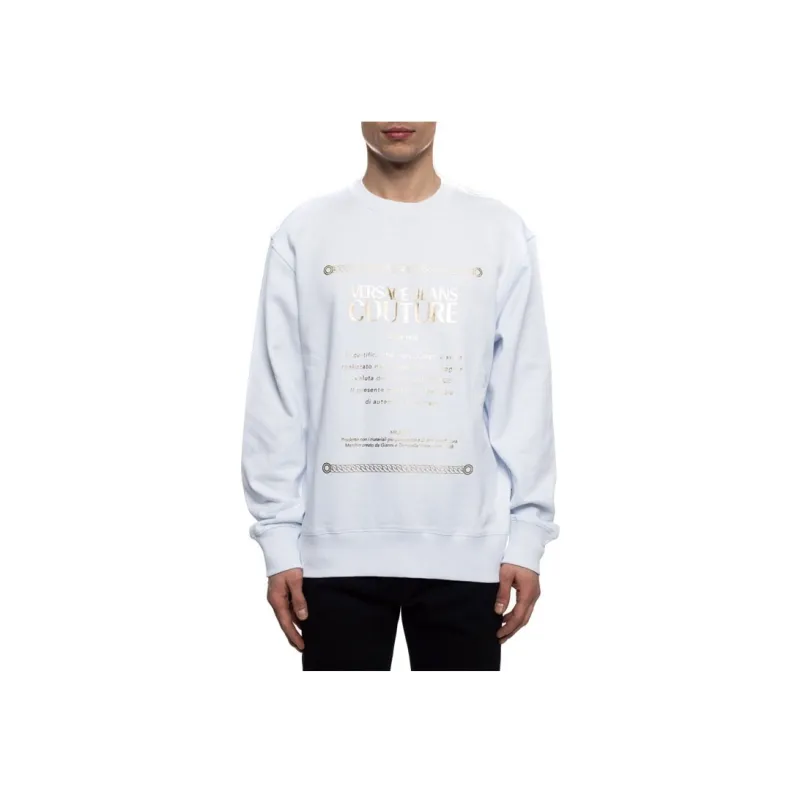 VERSACE JEANS COUTURE Crew Neck Sweatshirt Men's White-2