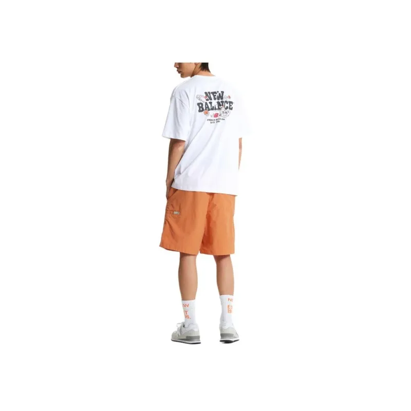 New Balance SEMI OVER FITUNI NB BOY T Shirt Men's 10 White-3