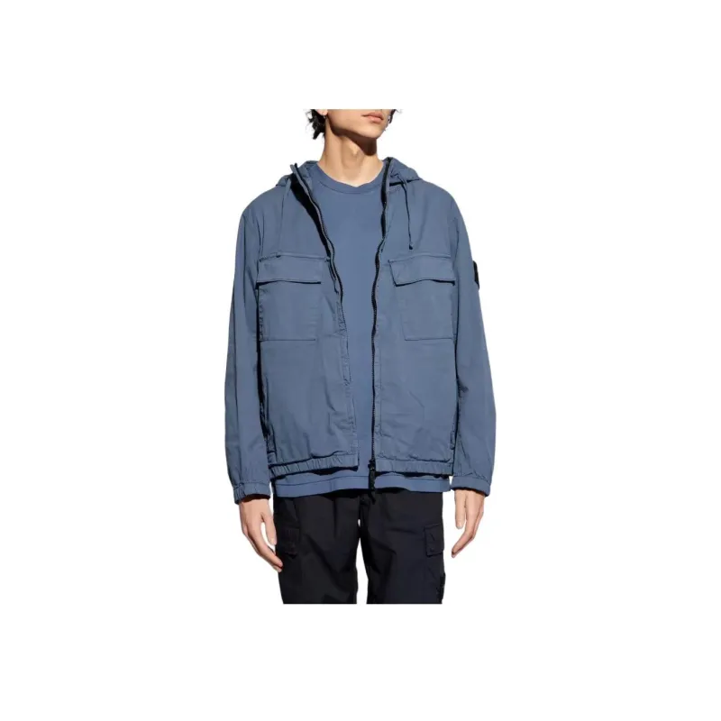 STONE ISLAND SS24 Jackets & Coats Men's Air Force Blue Color-2