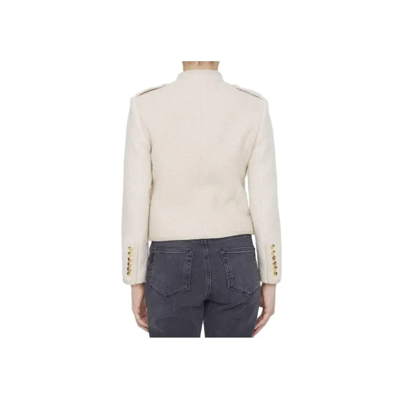 CELINE FW23 Jackets Coats Women's Beige-3