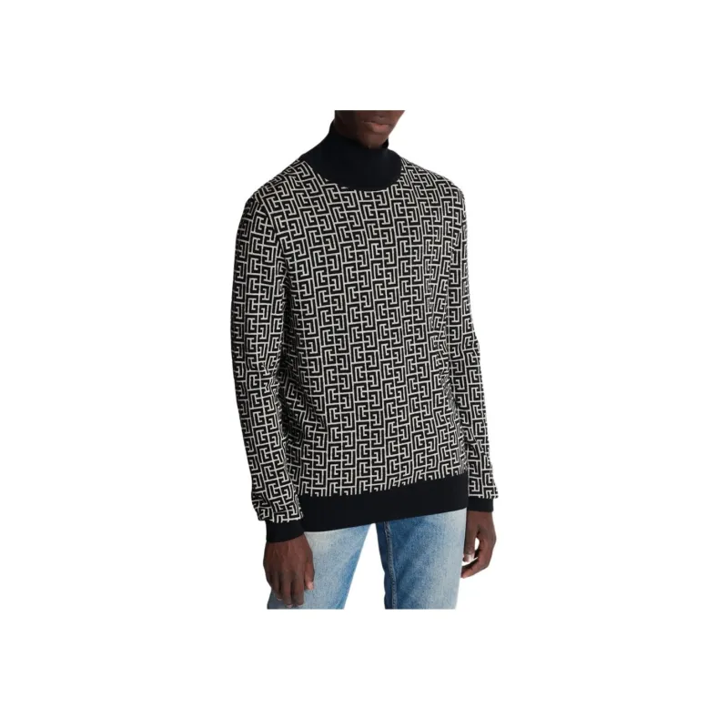 BALMAIN Sweaters Men Black-4