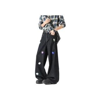 ROOMBOSE Jeans Unisex Black