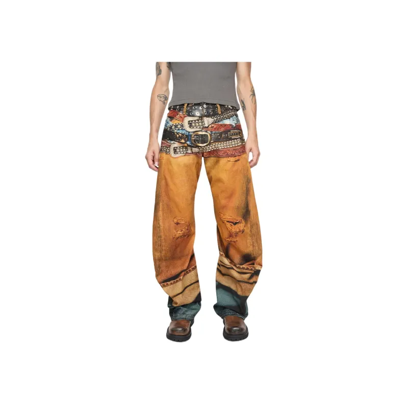 Acne Studios Jeans Men Brown-2